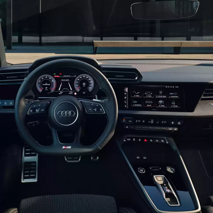 Audi A3 Sportback interior consola central